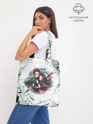 Шоппер база / Брызги красок Demon Slayer