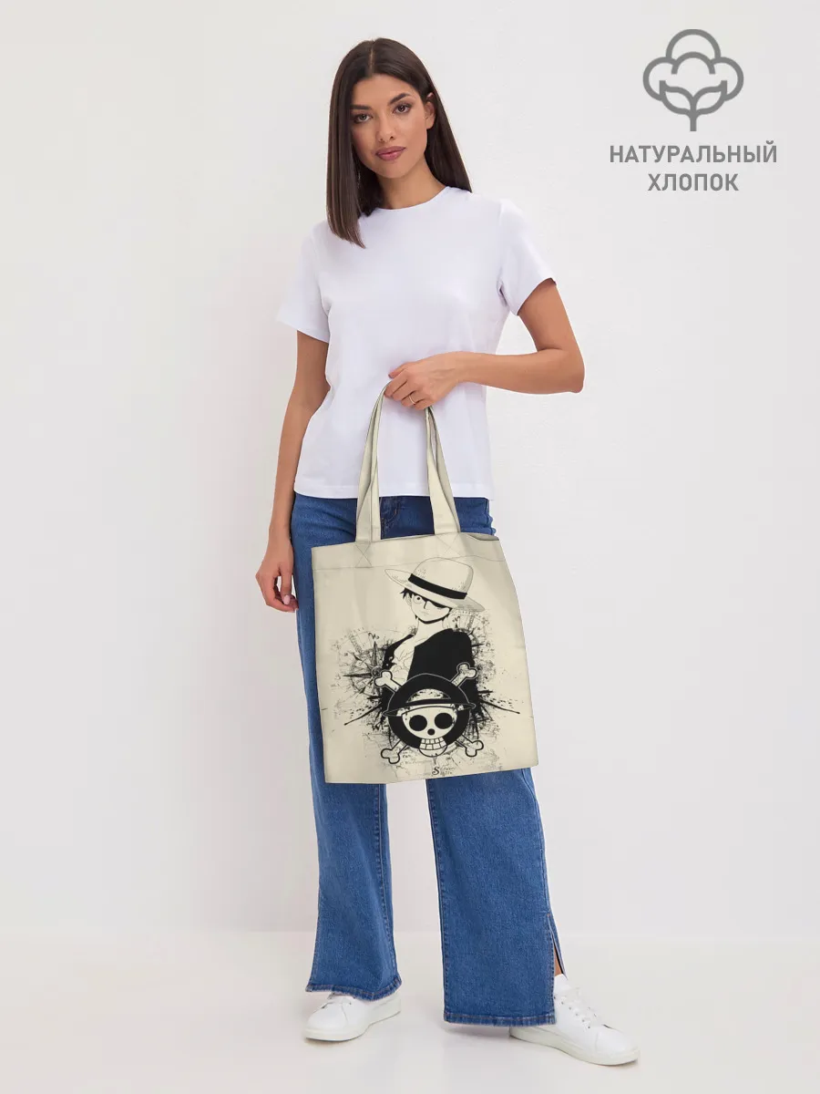 Шоппер база / шляпа и череп One Piece