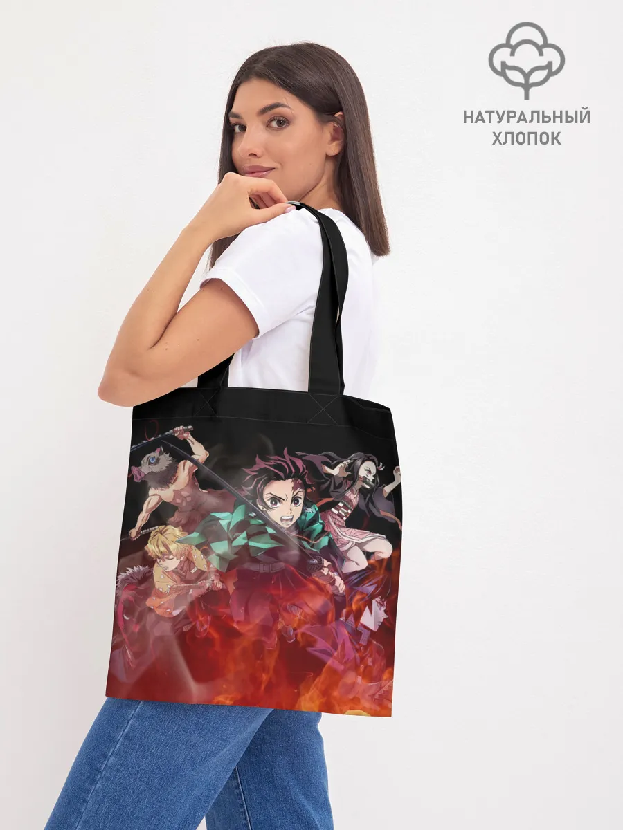 Шоппер база / Kimetsu no Yaiba в пламени