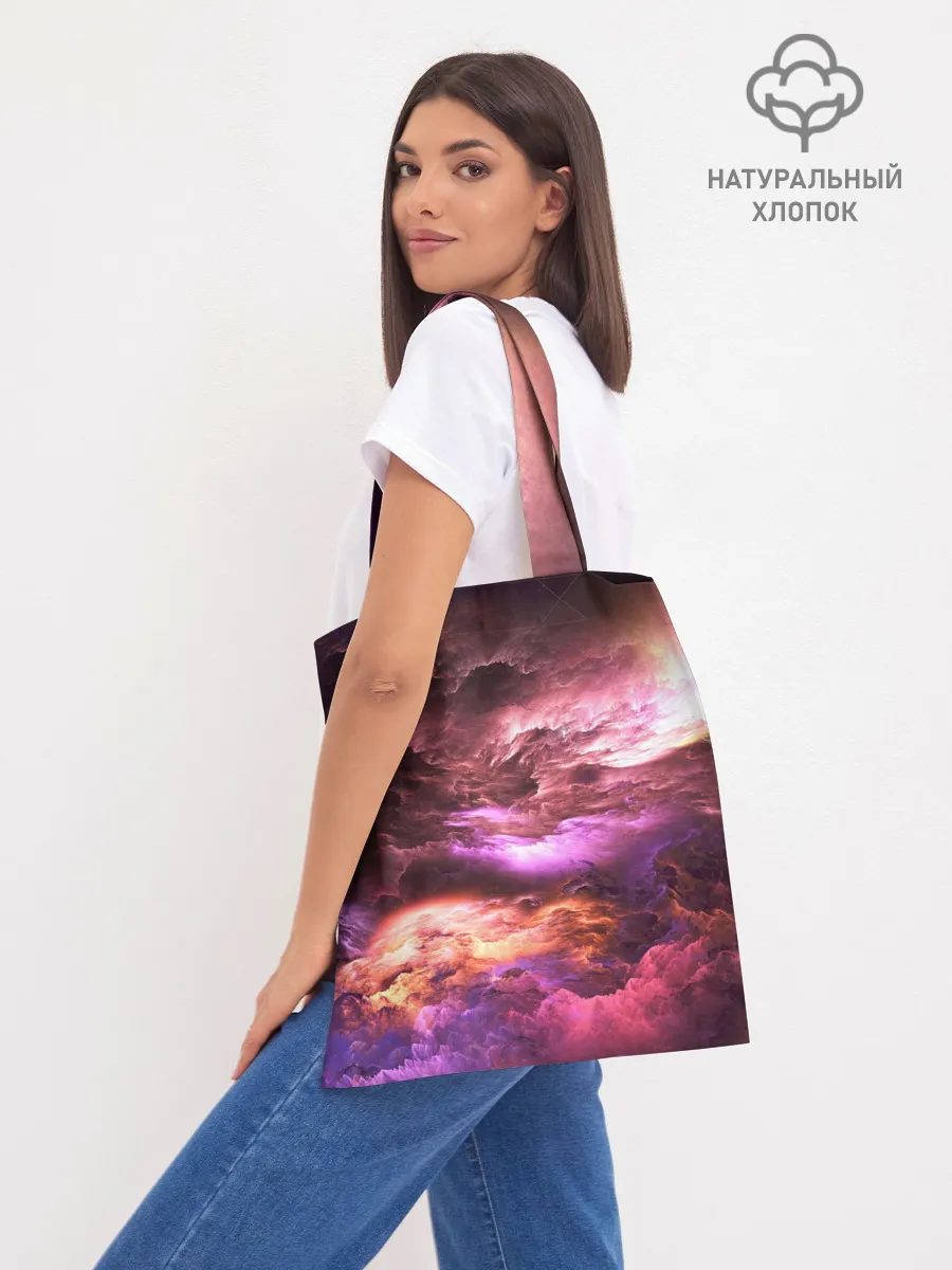 Шоппер база / закат абстракция