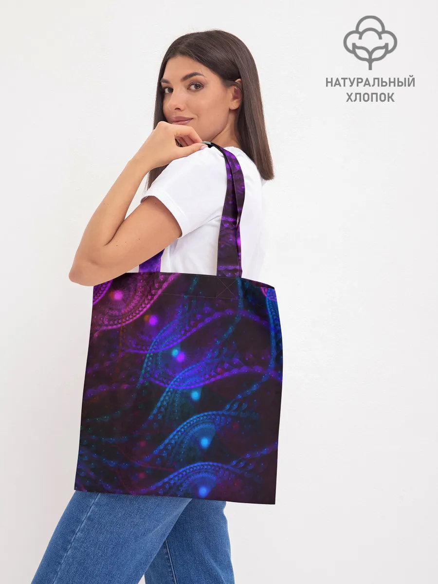 Шоппер база / NEON FRACTAL