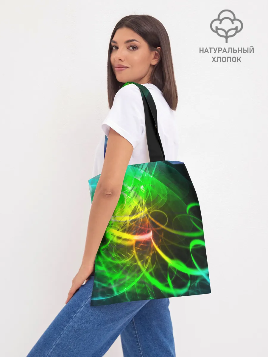Шоппер база / ЗЕЛЕНЫЙ НЕОН