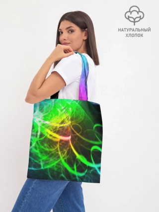 Шоппер база / ЗЕЛЕНЫЙ НЕОН