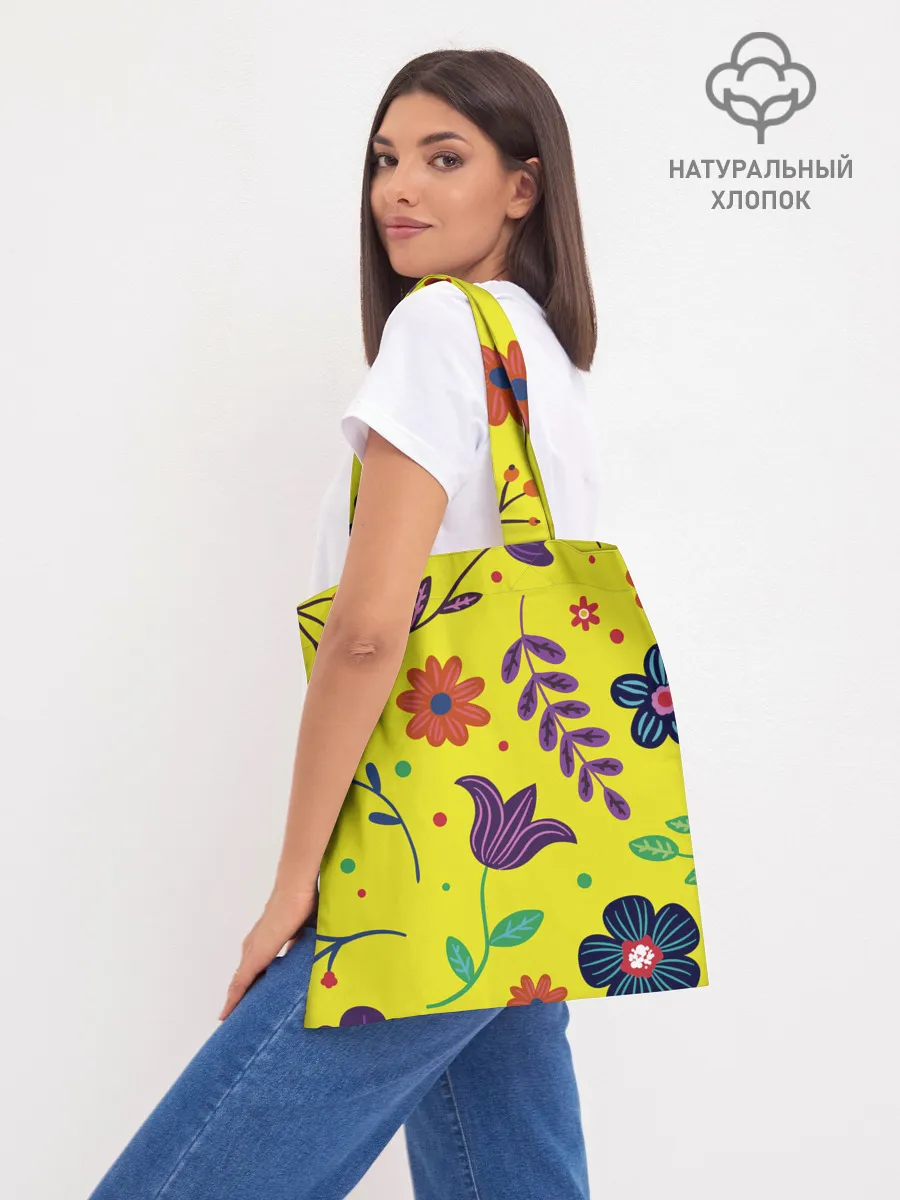 Шоппер база / Цветочный микс