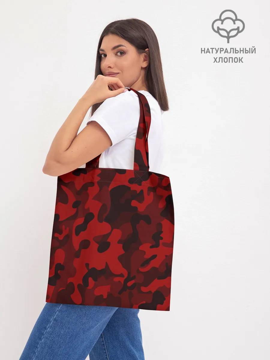 Шоппер база / RED MILITARY | КРАСНЫЙ КАМУФЛЯЖ