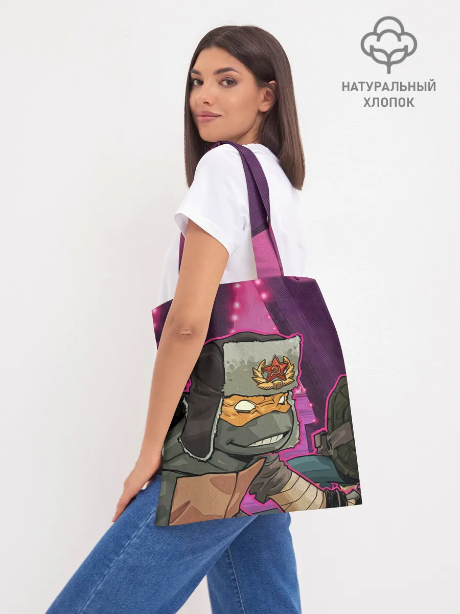 Шоппер база / ЧЕРЕПАШКА В УШАНКЕ НИНДЗЯ