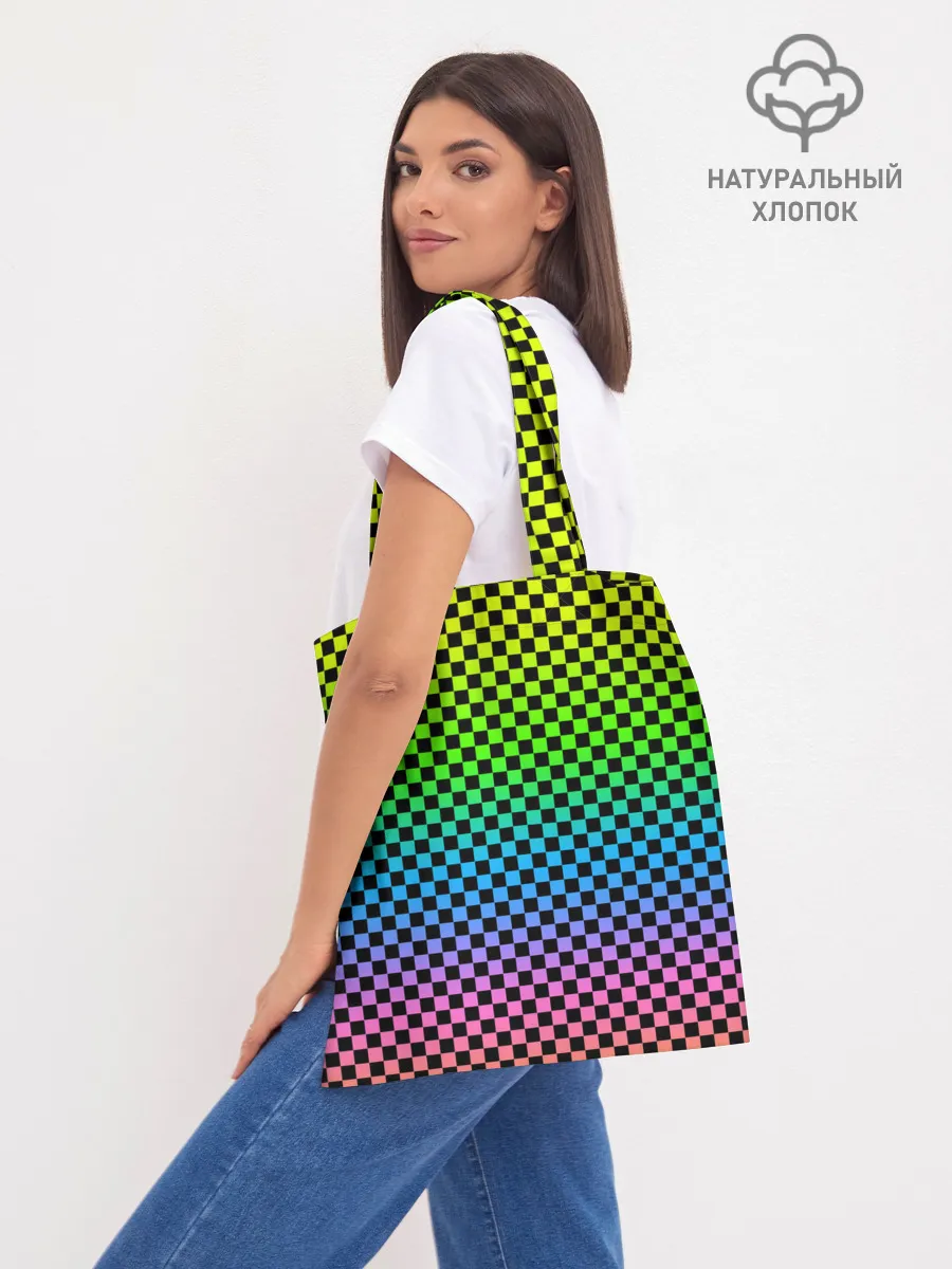 Шоппер база / РАДУЖНАЯ ШАХМАТКА