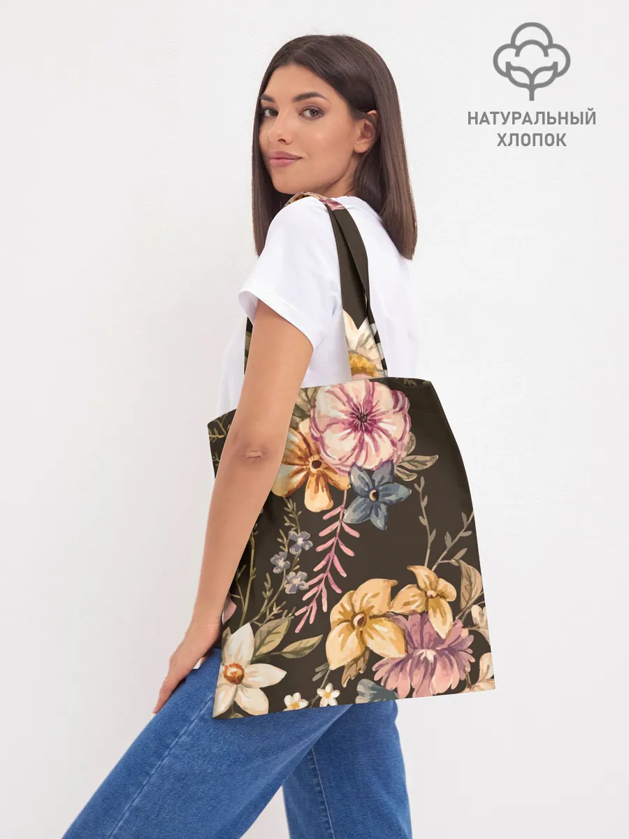 Шоппер база / цветы