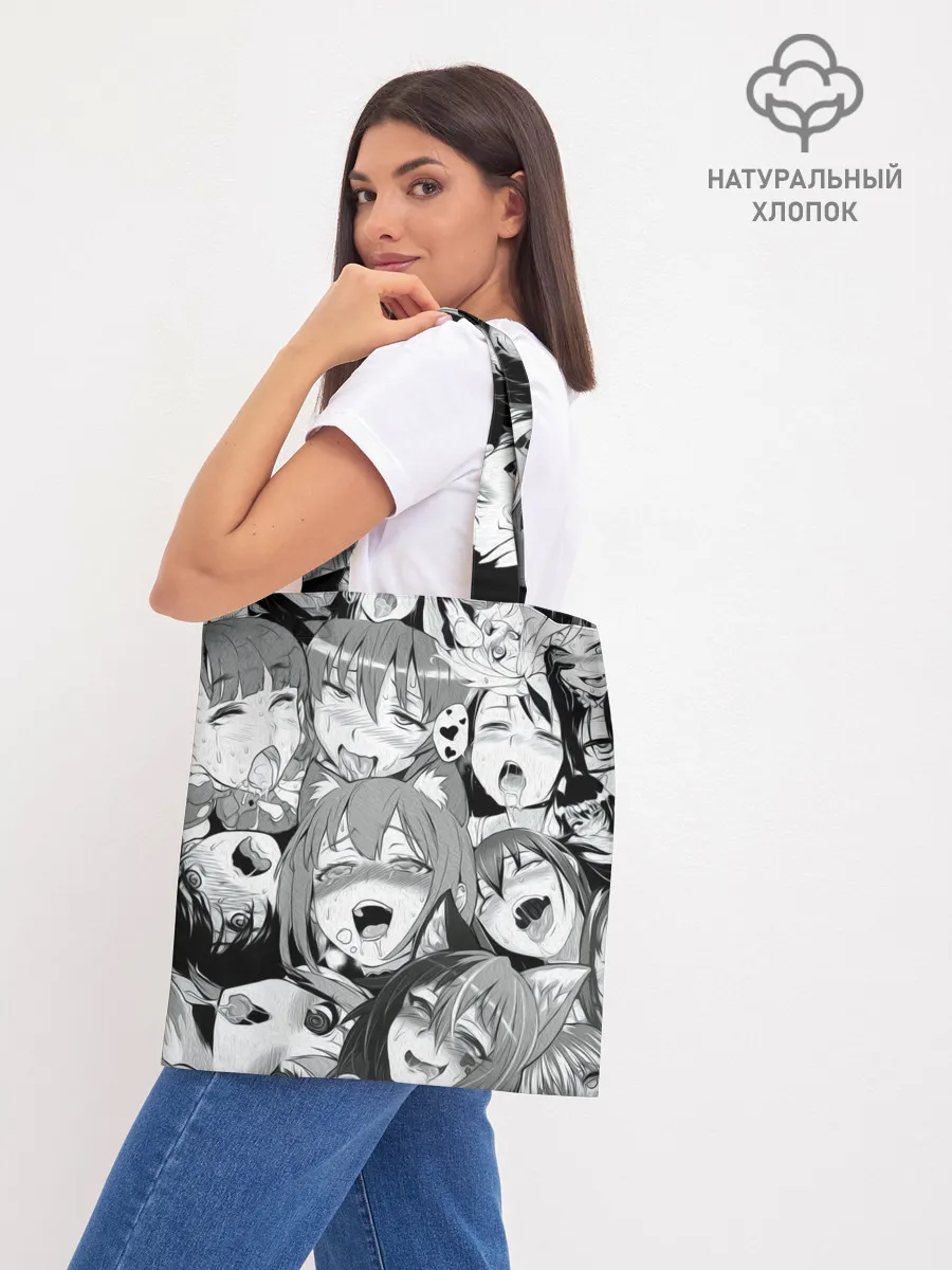 Шоппер база / AHEGAO monochrome