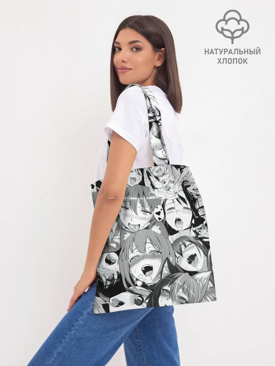 Шоппер база / AHEGAO monochrome