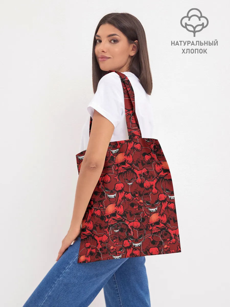 Шоппер база / Красный череп