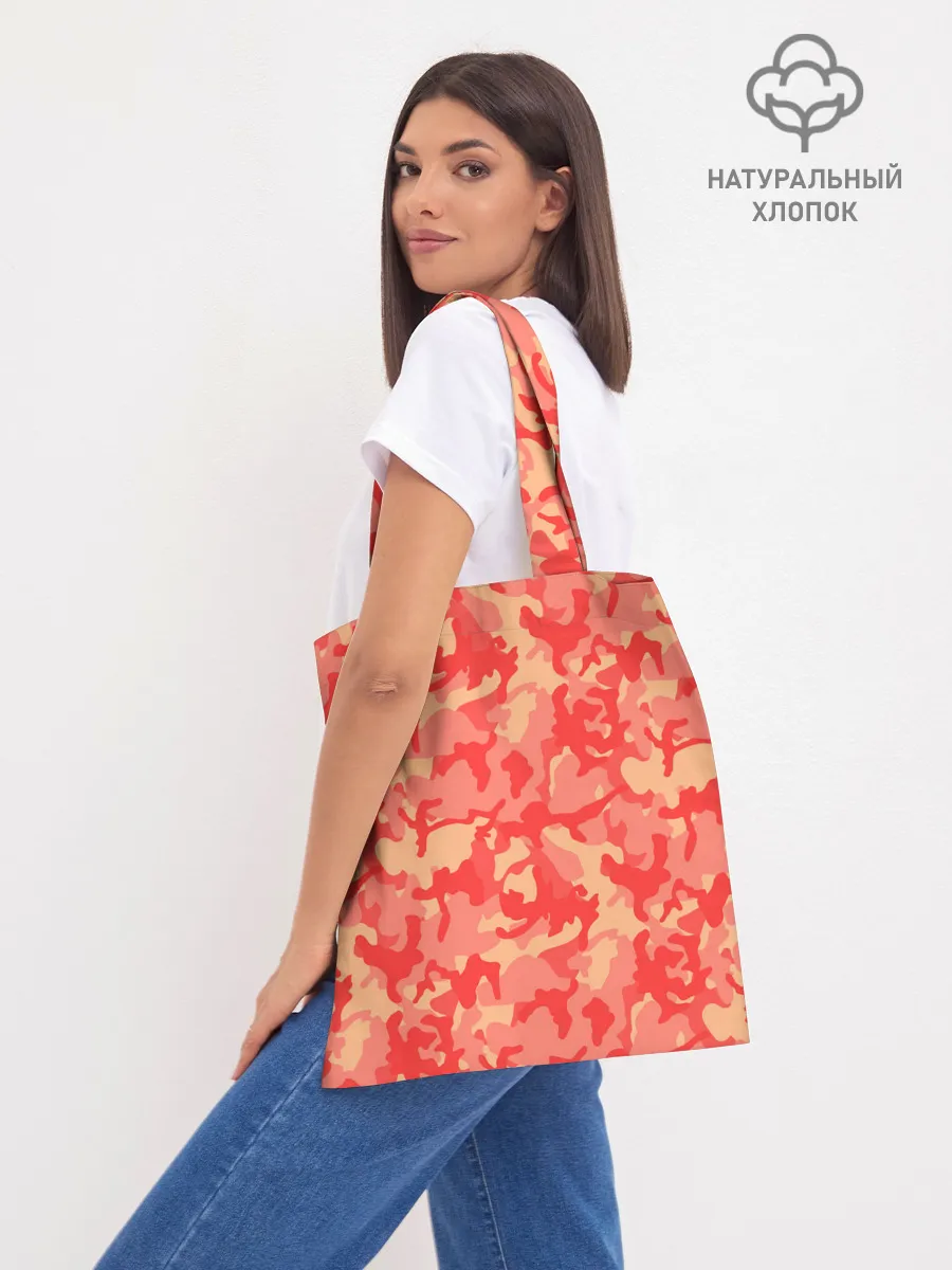Шоппер база / Оранжевый камуфляж