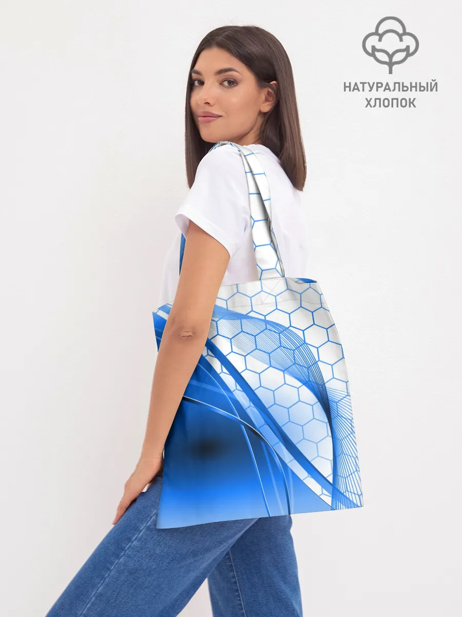 Шоппер база / ABSTRACT BLUE