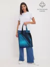 Шоппер база / ABSTRACT BLUE