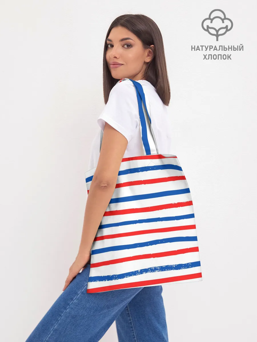 Шоппер база / Морская полоска