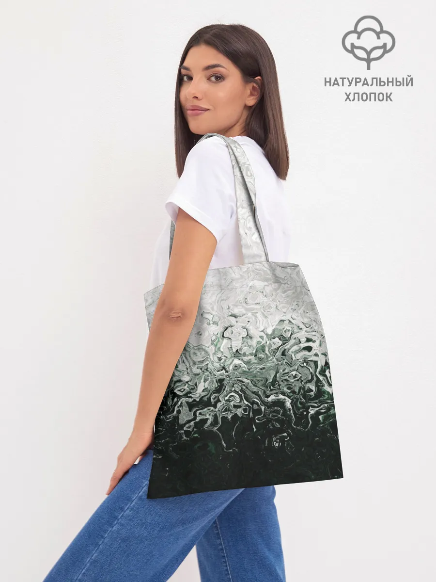 Шоппер база / Разводы жидкость абстракция