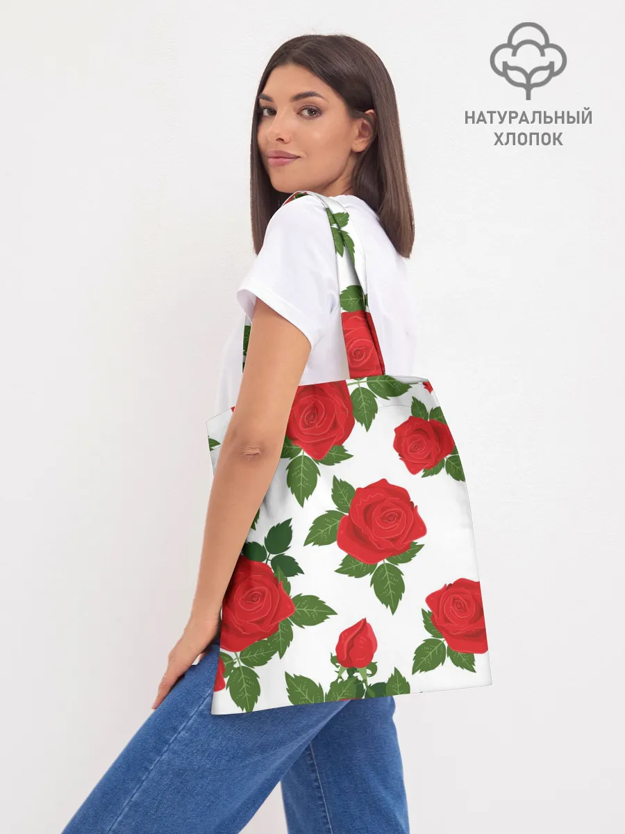 Шоппер база / BTS Roses | White