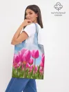 Шоппер база / Розовые тюльпаны