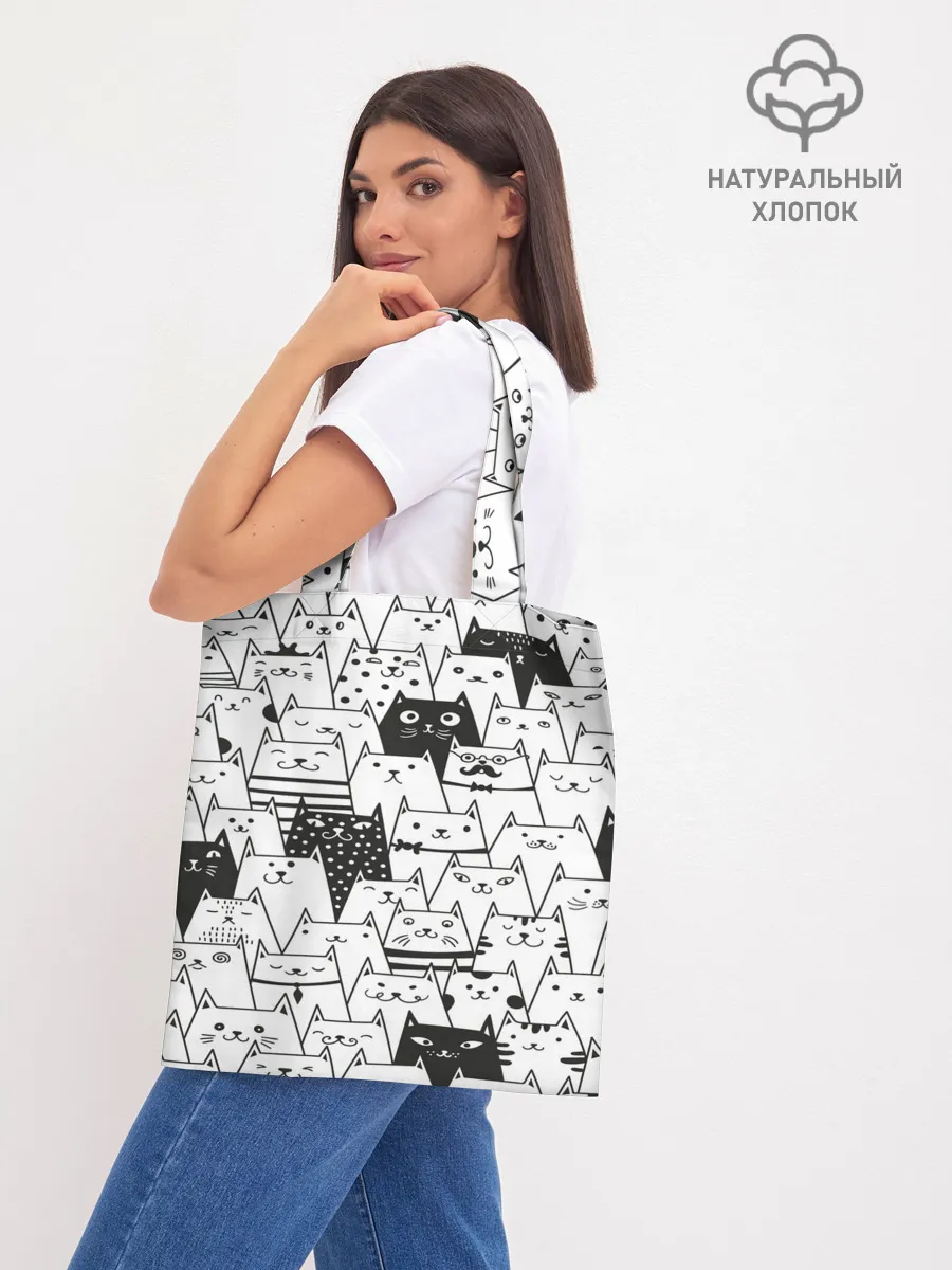 Шоппер база / КОТЫ BLACK