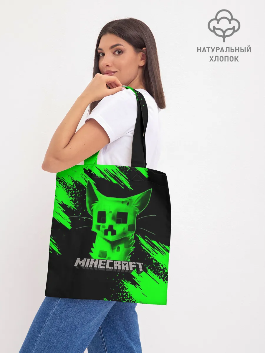 Шоппер база / MINECRAFT CREEPER CAT