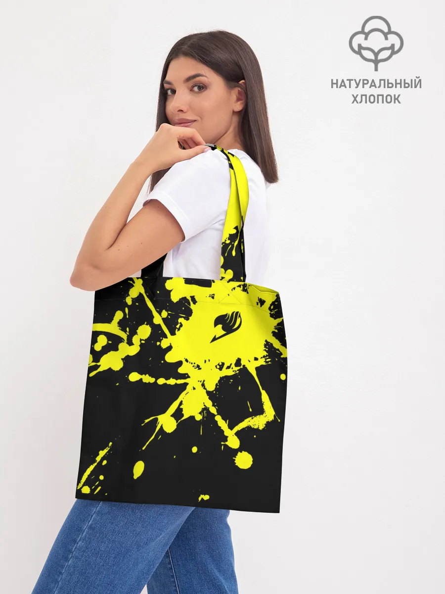 Шоппер база / Хвост Феи желтые брызги