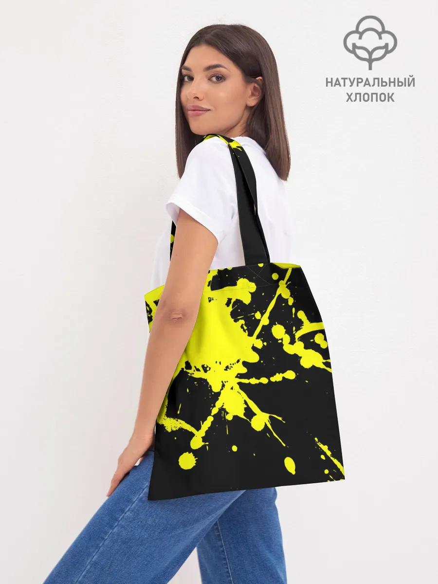 Шоппер база / Хвост Феи желтые брызги