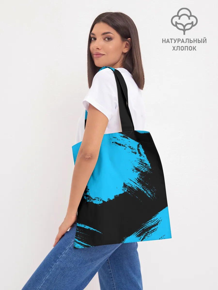 Шоппер база / Хвост Феи синие мазки