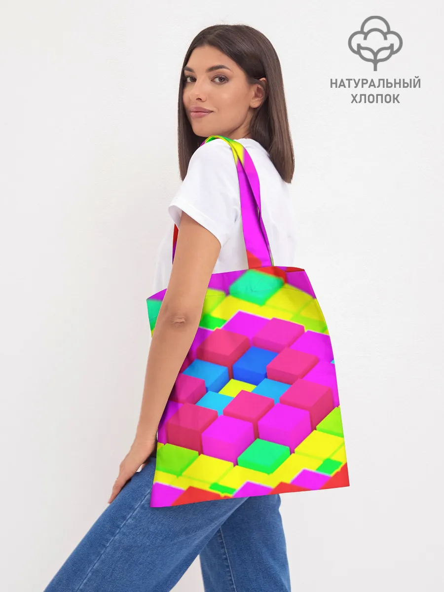 Шоппер база / ЦВЕТНЫЕ КУБИКИ