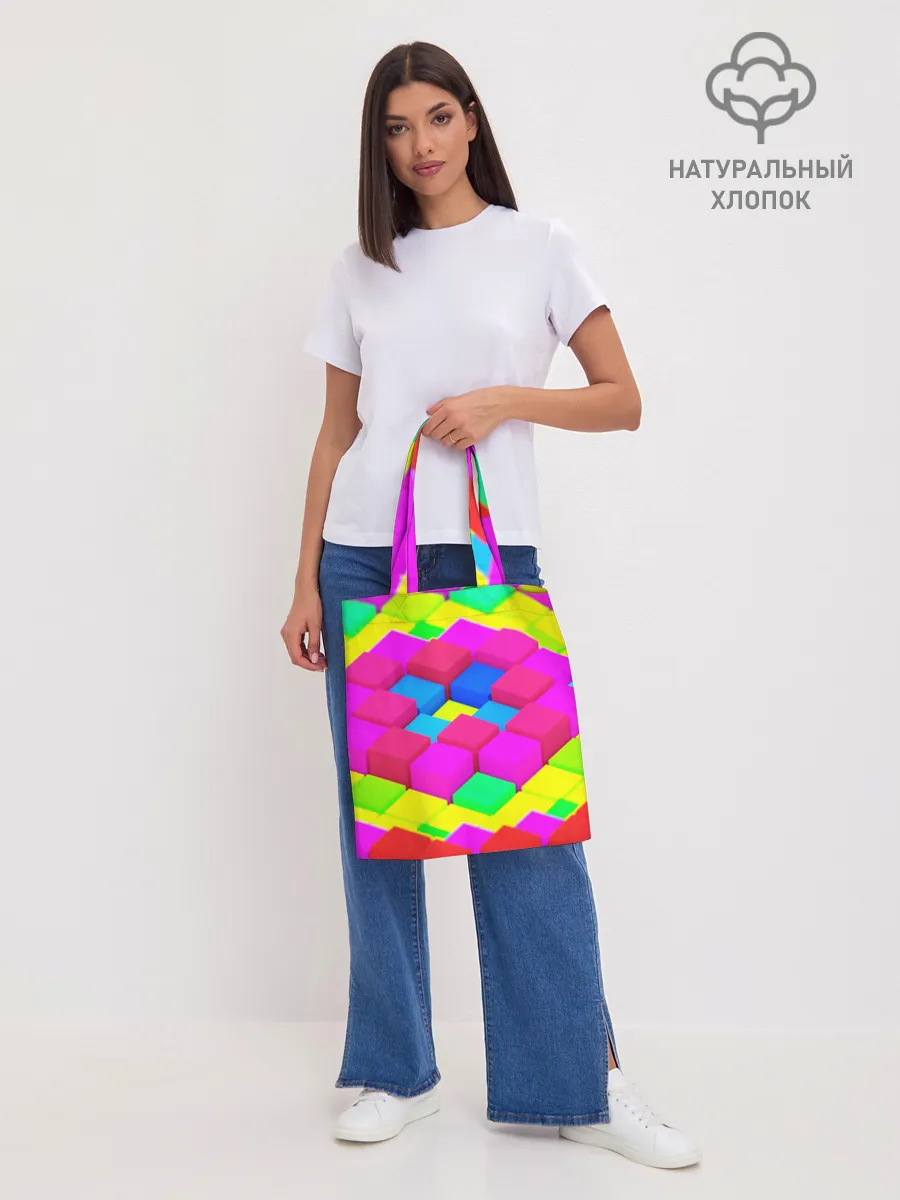 Шоппер база / ЦВЕТНЫЕ КУБИКИ