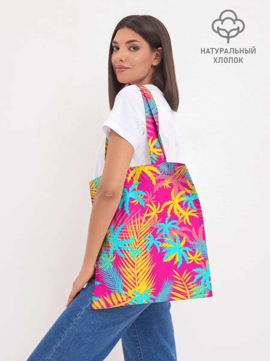 Шоппер база / НЕОНОВЫЕ ПАЛЬМЫ / НЕОН / NEON