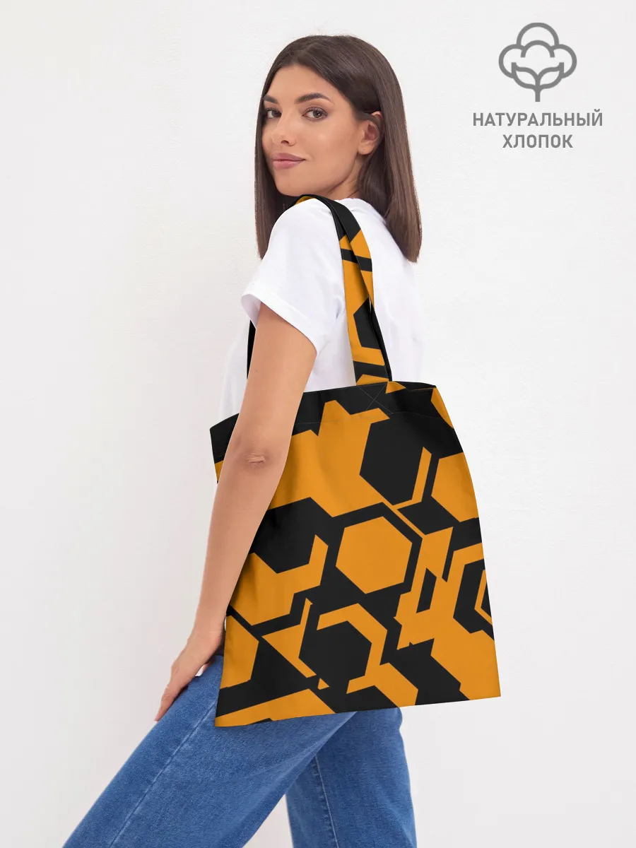 Шоппер база / КИБЕРПАНК, жёлтый