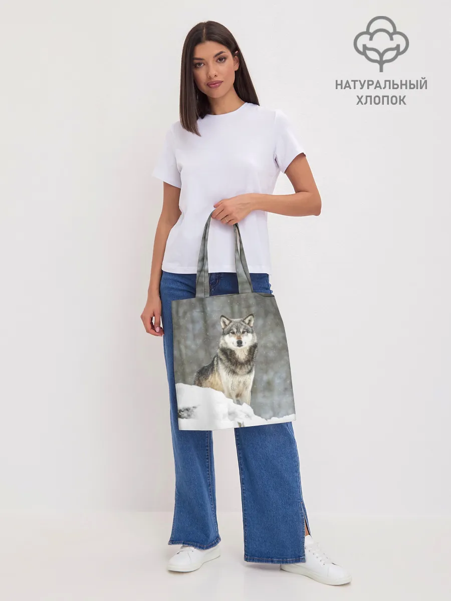 Шоппер база / Волк и снег