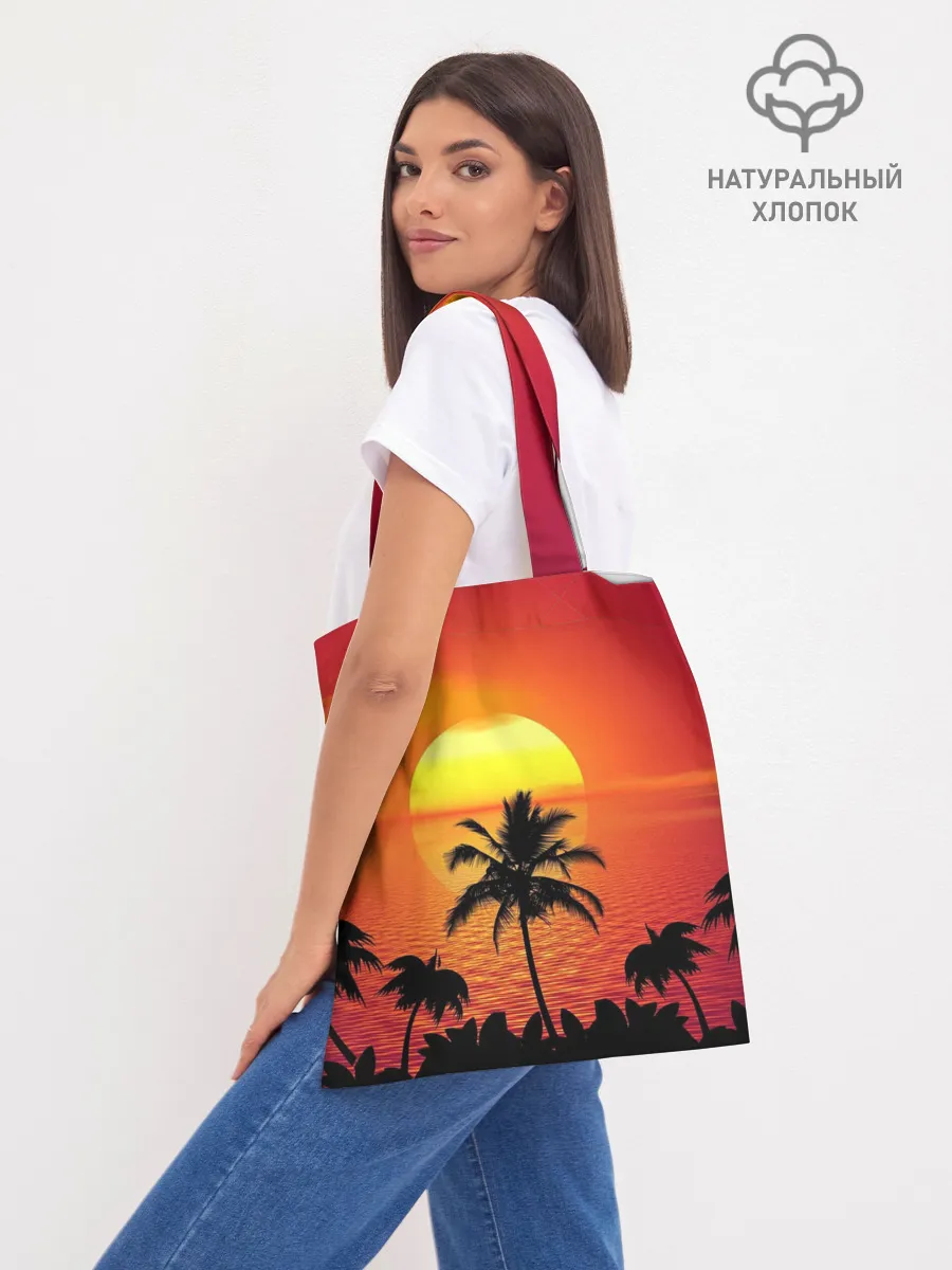 Шоппер база / Пальмы на фоне моря