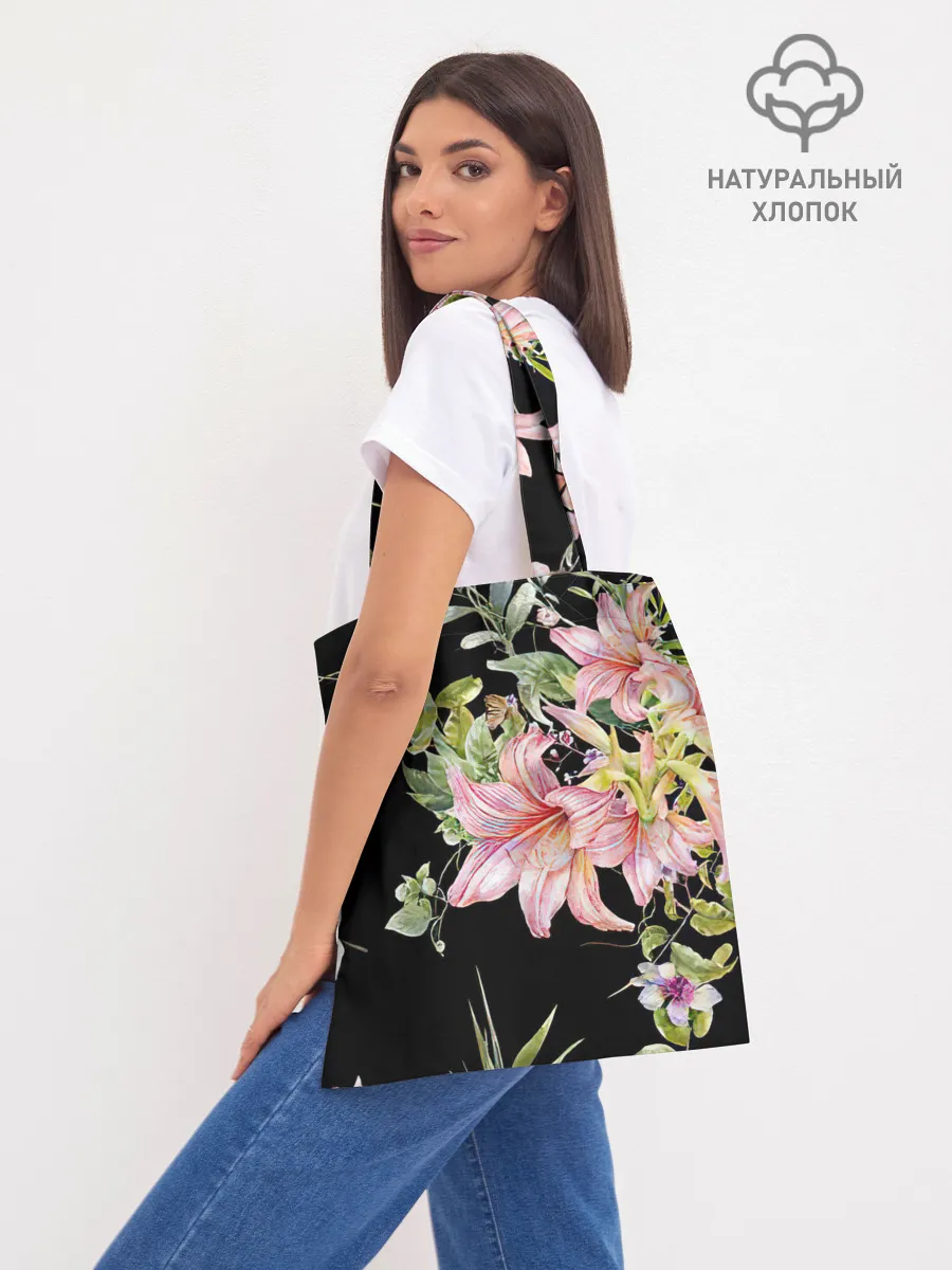 Шоппер база / Букет лилий