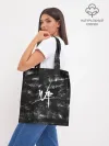 Шоппер база / Чёpнo-бeлый