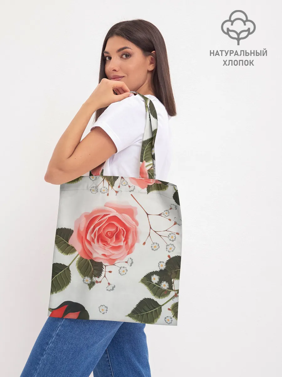 Шоппер база / Нежные розы