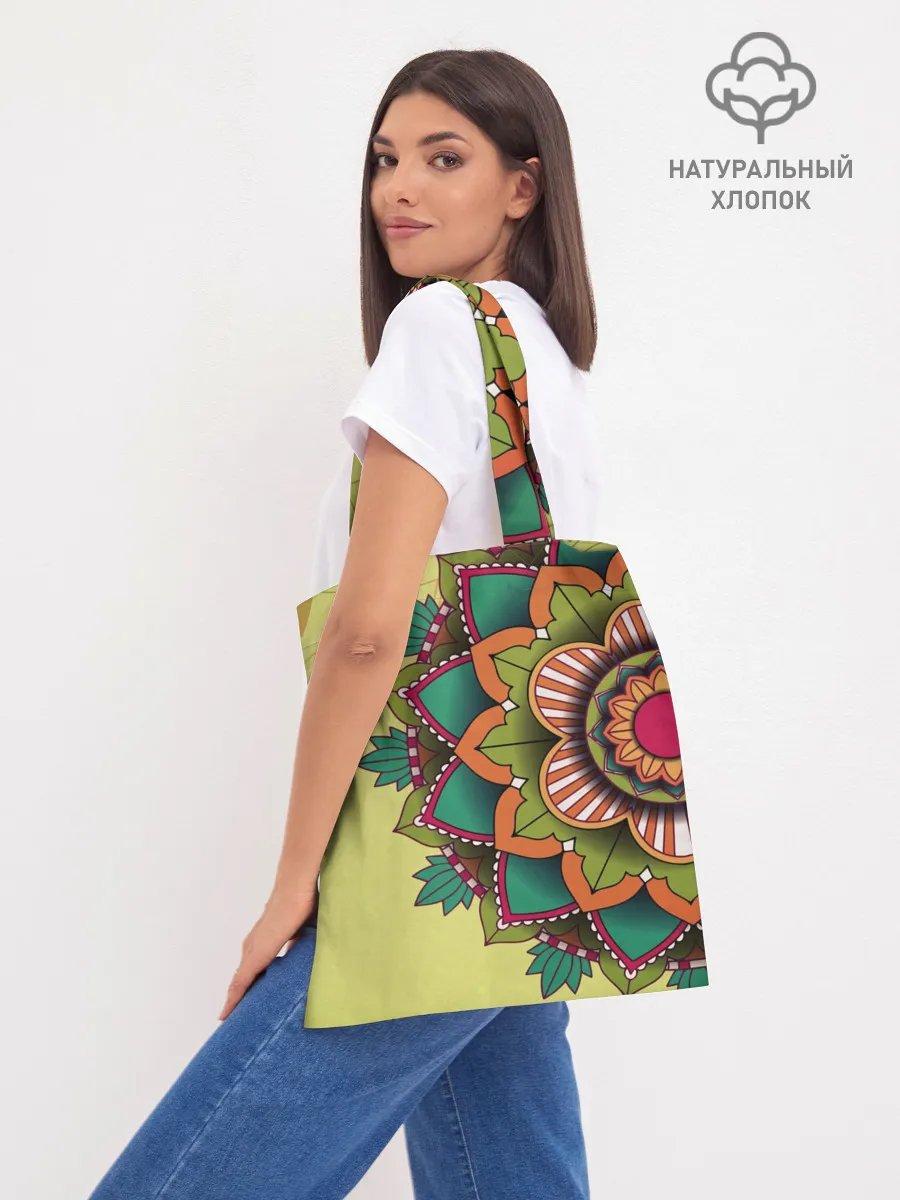 Шоппер база / мандала узор тату