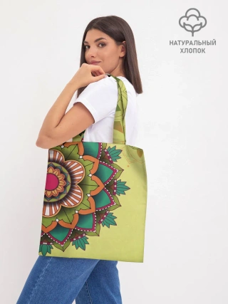 Шоппер база / мандала узор тату