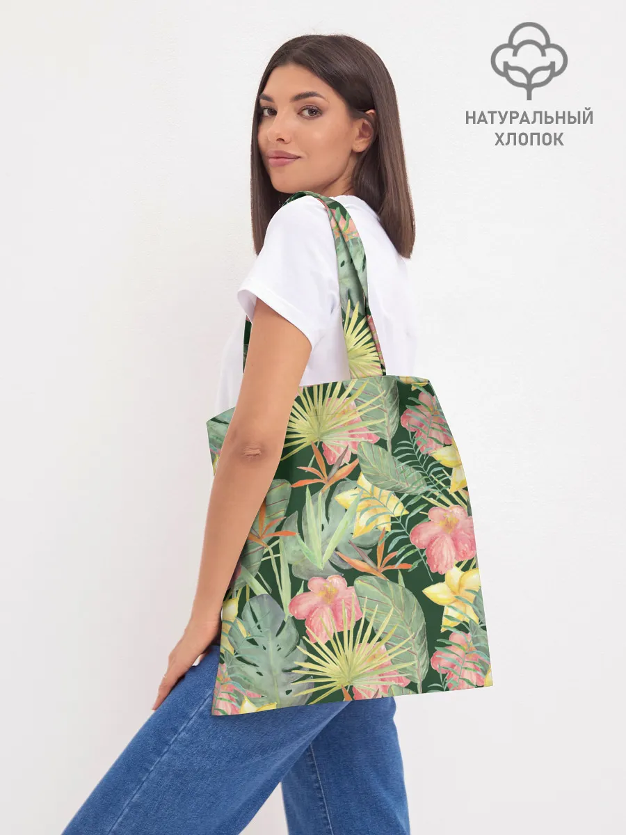 Шоппер база / Тропические растения и цветы