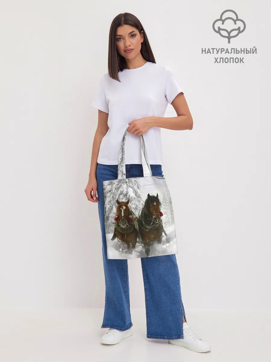 Шоппер база / Лошади и снег