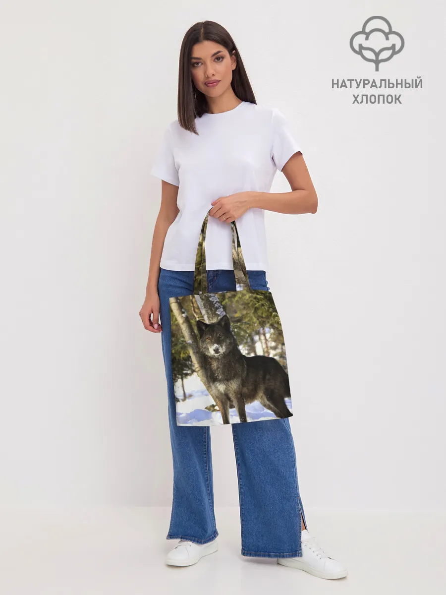 Шоппер база / Волк и снег