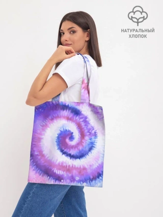 Шоппер база / TIE-DYE PURPLE