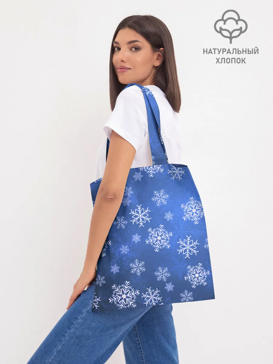 Шоппер база / Снежинки.