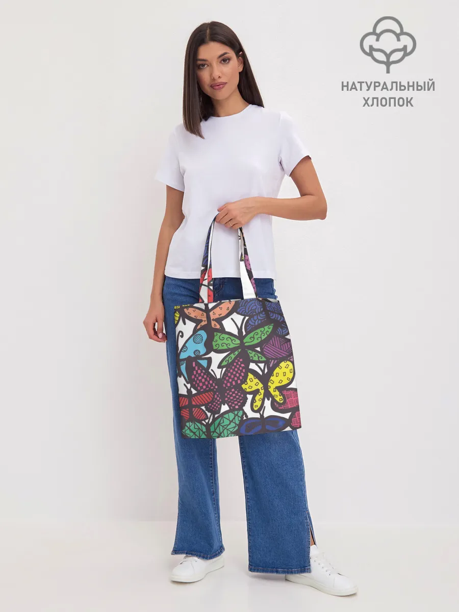 Шоппер база / Дудл бабочки