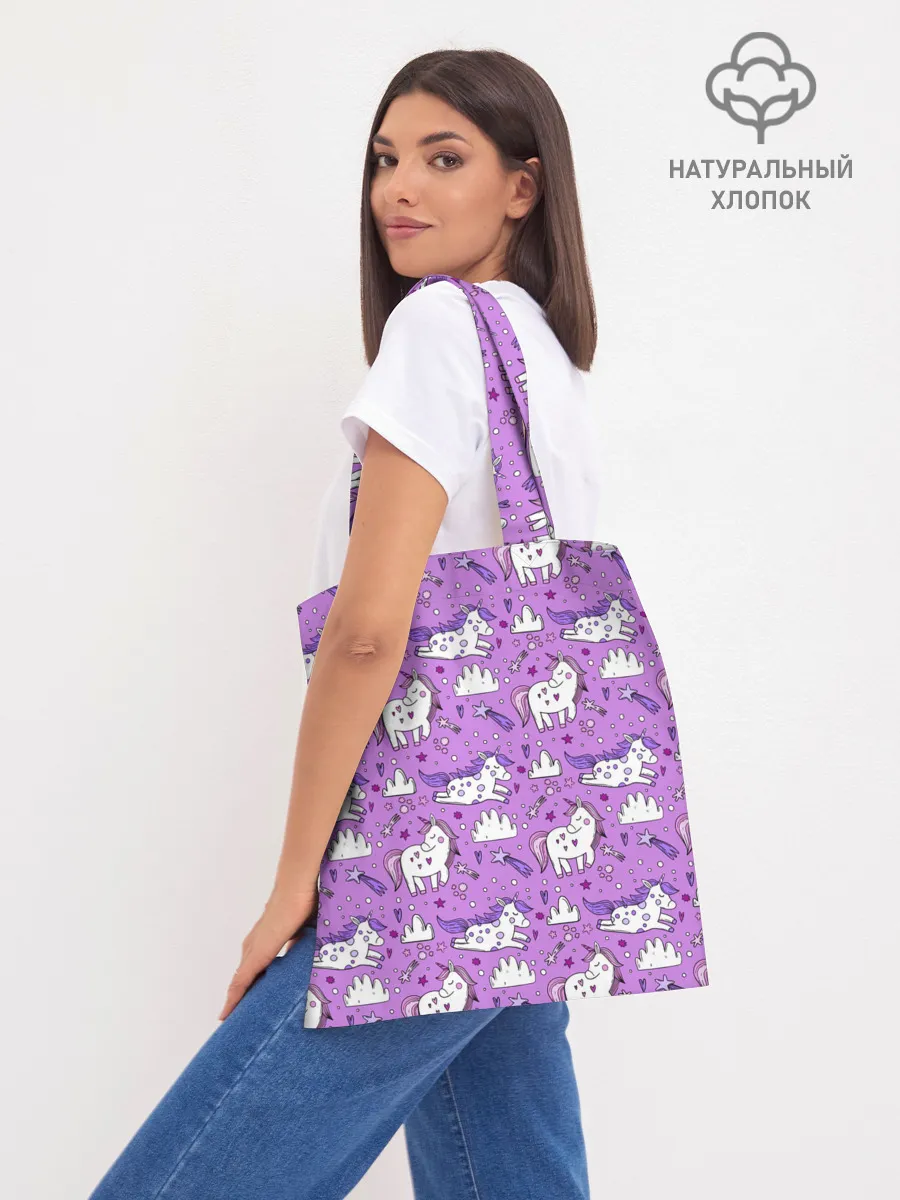 Шоппер база / Unicorn pattern