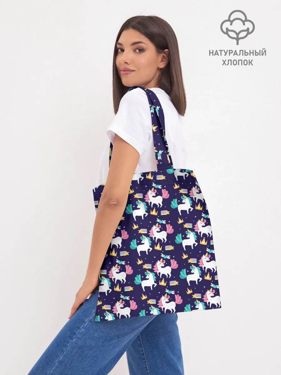 Шоппер база / Unicorn pattern