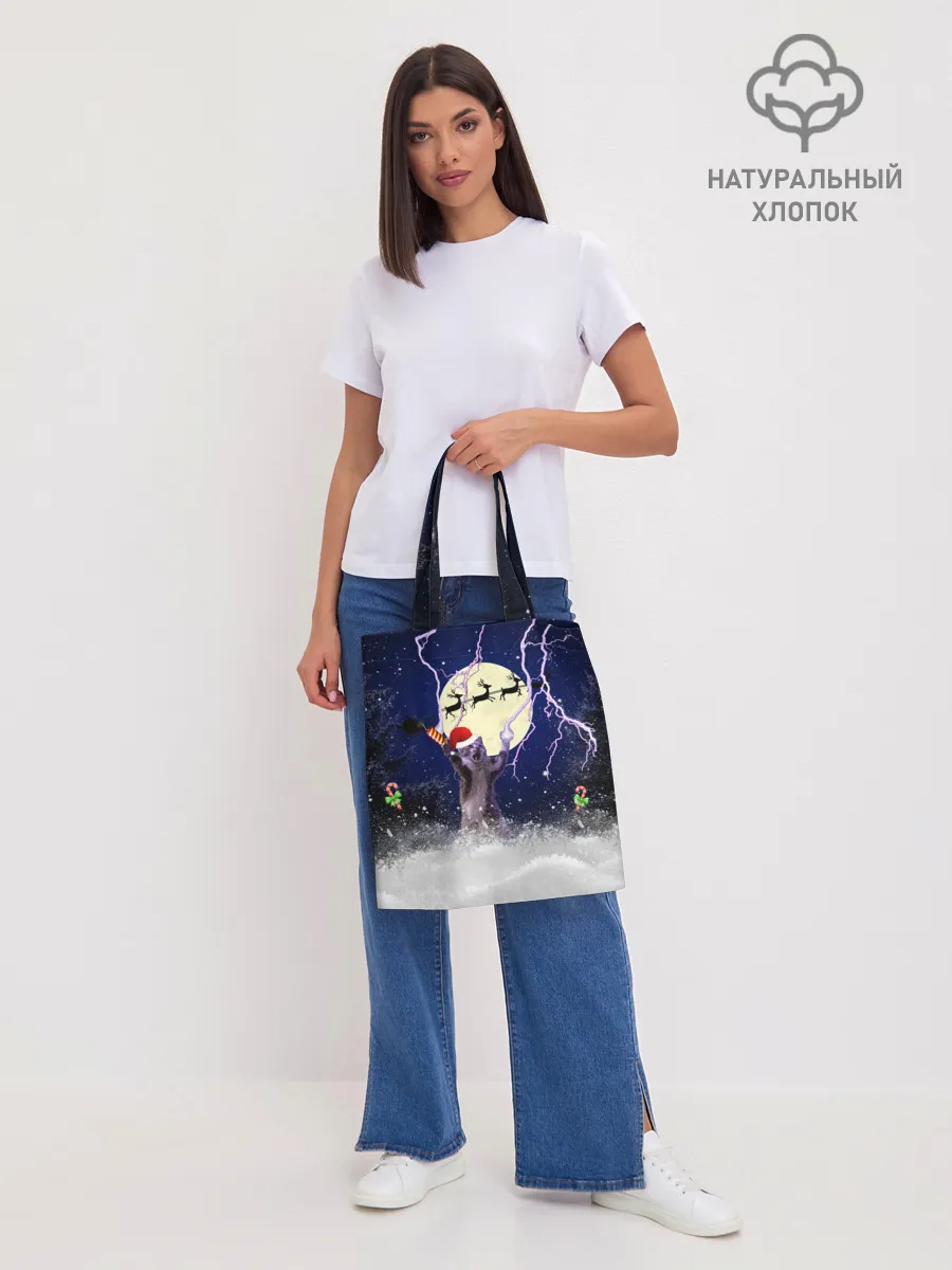 Шоппер база / Новогодний Кот