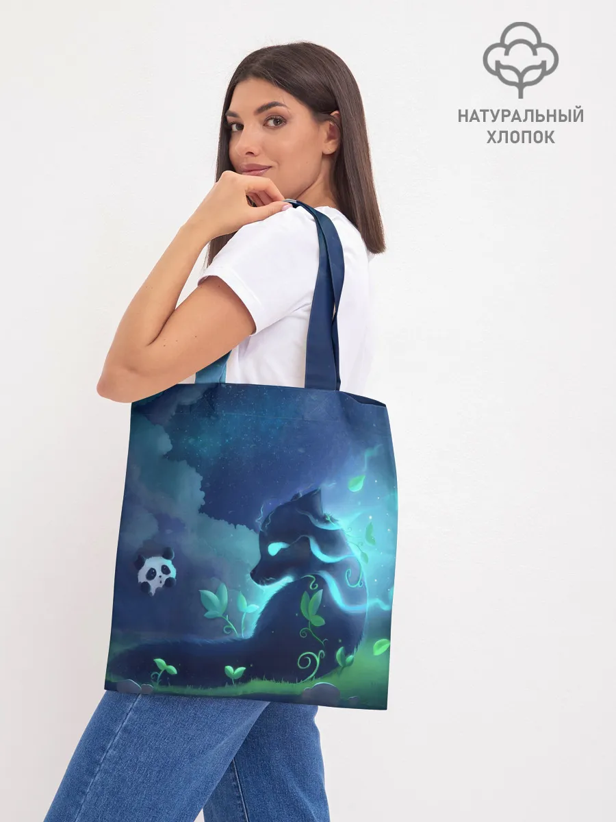 Шоппер база / Панда и лиса