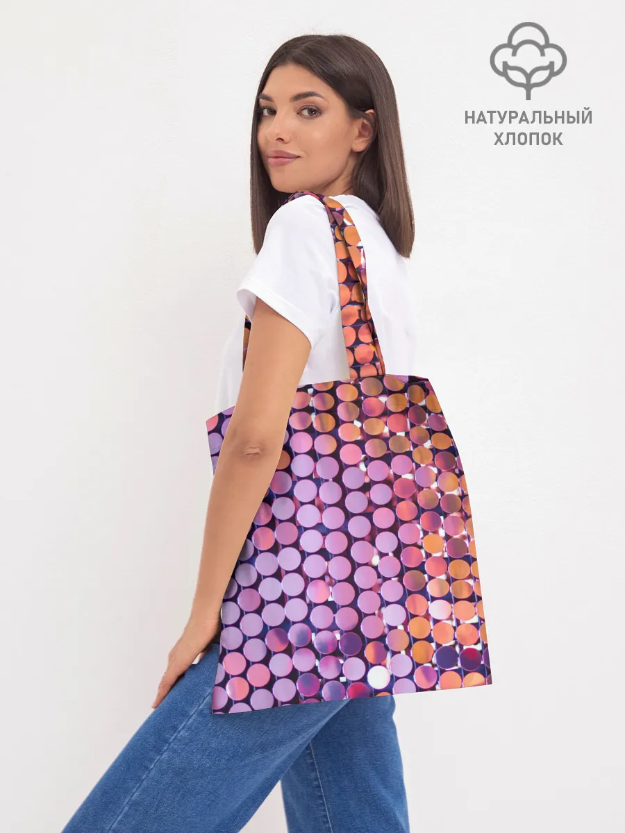 Шоппер база / Вечеринка точки глянцевый узор