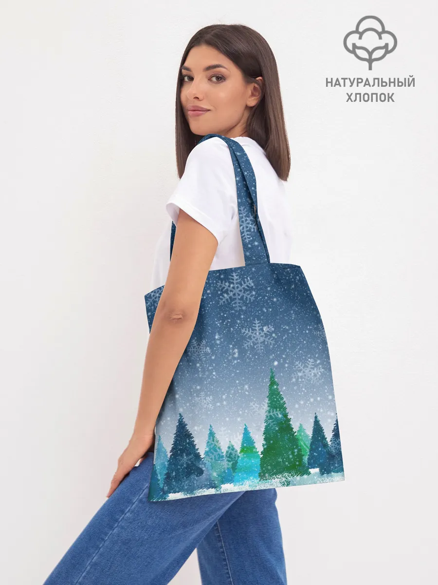 Шоппер база / Снежинки в лесу